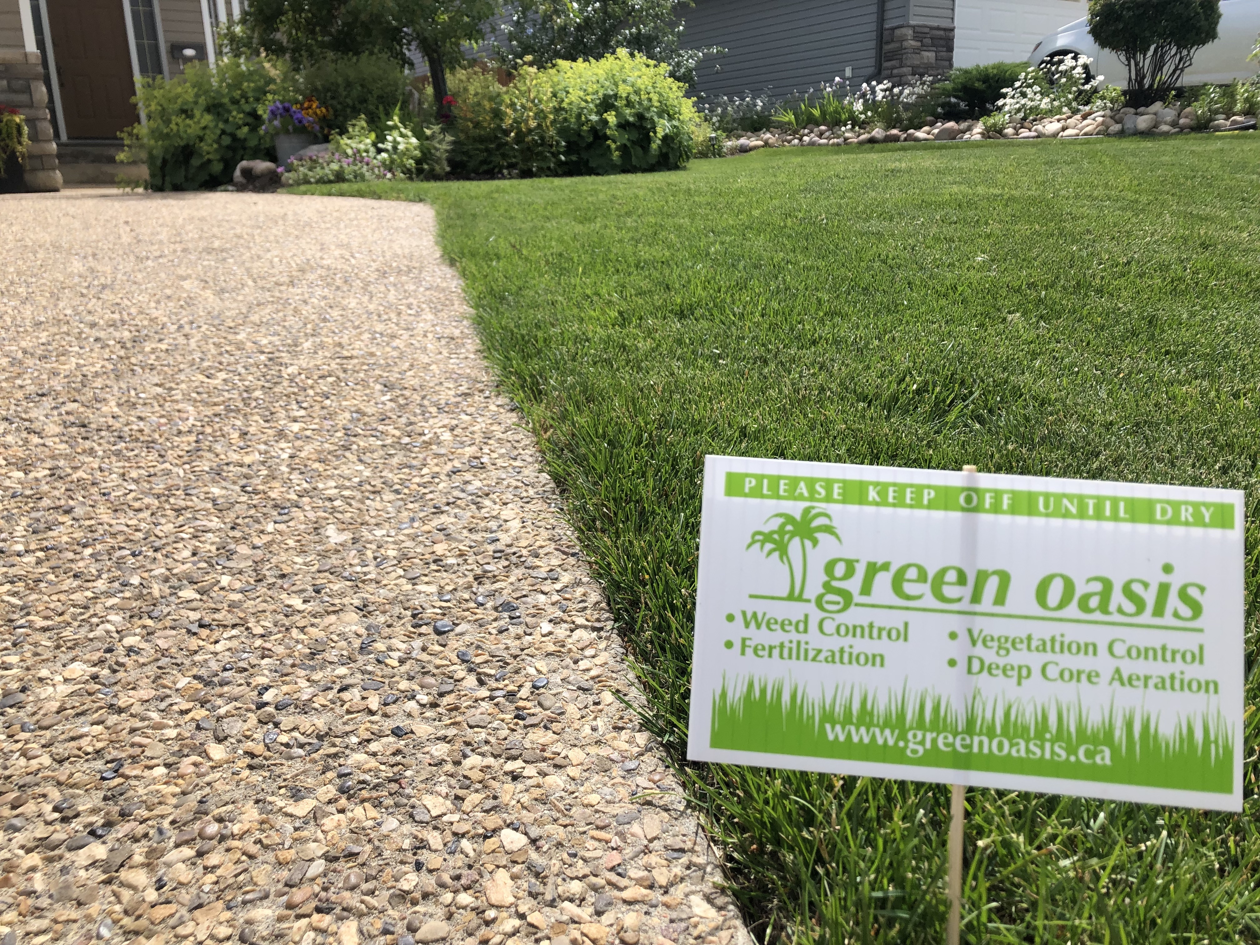 You’ll see Green When you Check out this Lawn!